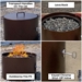 Tretco Heavy-Duty Propane Sporting Fire Pit - 20” Solid Steel Firepit with Lid - Portable Fire Pit for Outdoor Recreation - DR-FPC-SP1