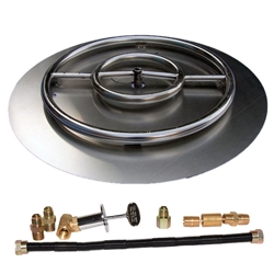 24 inch Stainless Steel Pan-Ring Pro-Kit LP 